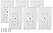 Safe-Plate Outlet Cover - Multipack - White, 6 count