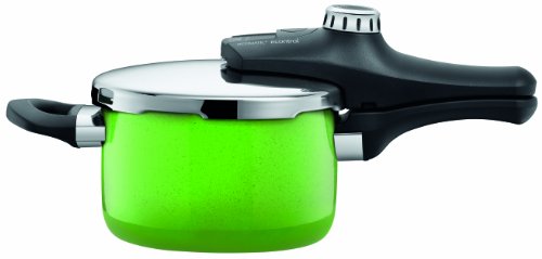 Silit Sicomatic econtrol 8602171711 Pentola a pressione 2.5 l, senza inserto, colore: Verde limone