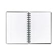 TOPS 25434 Executive notebook, textured, leatherette, 10-1/2 x 8, burgundy/black