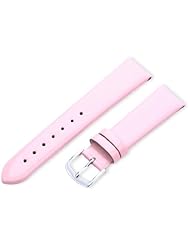 Hadley-Roma Womens LSL730RH 180 18-mm Pink Patent Leather Watch Strap