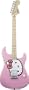 Fender Squier Hello Kitty Strat Guitar, Pink