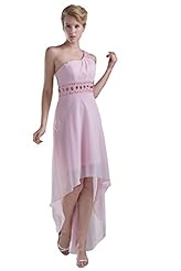 Backless Charmeuse/Chiffon/Silk One Shoulder Evening Dress 