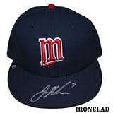 Joe Mauer Signed Twins Road Cap