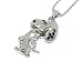 Crystal Famous Dog Puppy Pendant Necklace Fashion Jewelry