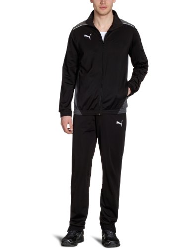 PUMA Herren Trainingsanzug Foundation Poly, black-dark shadow, XL, 653575 03 Preisvergleich
