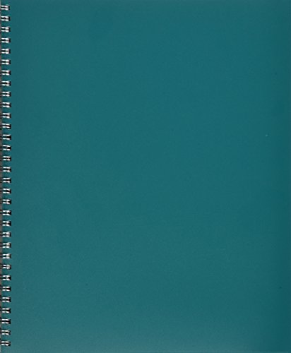 Blue Sky 2015 Barcelona Weekly and Monthly Collegiate Planner, Wire-O Bound, Green Cover, 8.5 x 11 Inches