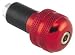 ANTI VIBRATION BAR ENDS RED - BikeMaster -