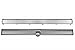DreamDrain Brushed Stainless Linear Shower Drain Tile Insert - 24 Inch