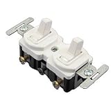 Three Way Duplex Switch, White