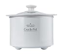 Crockpot SCR151-WG 1-1/2-Quart Round-Shaped Manual Slow Cooker, White