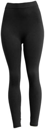 Fashionista Polyester Spandex Footless Legging in 14 Colors Leggings Color: Black