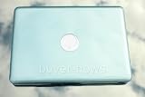 AQUA BLUE Crystal Hard Case Cover for Macbook PRO 13 MC700LL/A MC724LL/A with the frosted soft-touch silicone keyboard cover and mini nano stapler