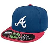 MLB Atlanta Braves Authentic On Field Home 59FIFTY Fitted Hat - Mens HOME 7 3/8