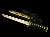 Fully Hand Forged Dragon Black Japanese Tanto #339