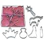 R & M International "Little Princess" 6 Piece Cookie Cutter Set