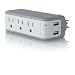 Belkin Mini Surge 3OUT Wall Mount 75K  918J with USB Charger