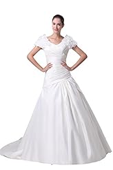 Organza/Silk Evening Dress  with a Chapel Train 