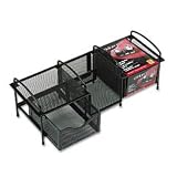 ELD9C9300BLA - Eldon Expressions Wire Mesh Large Wireless Organizer, Black 9C9300BLA / ELD9C9300BLA