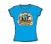 Search : I Love Lucy - Lucy's Luau Juniors / Girls T-Shirt In Turquoise