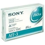 Sony SDX 3-100C - AIT 3 - 100 GB / 260 GB - for AIT e1040  e260  e390  i1040  i390  SDX-700  AIT Library LIB 162  81  D81  SDX 700  900