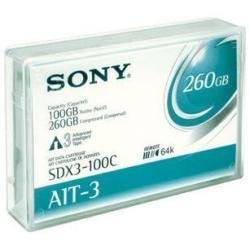 Sony 1-pack Ait3 100/260GB 8mm 230m Data Cartridge with mic