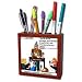 Londons Times Funny Food Coffee Other Digestibles - Viking Health Public Service Announcement - Tile Pen Holders-5 Inch Tile Pen Holder