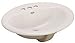PREMIER 270914 Oval Drop-In Lavatory Sink with 4" Centers Bone