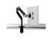 Humanscale M2 Arm with Clamp Mount, Black w/ Black Trim M2CB1S