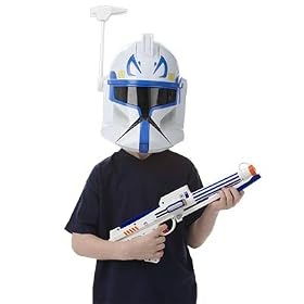 Star Wars The Clone Wars Clone Commander Rex Gear, Helmet and Blaster by Hasbro