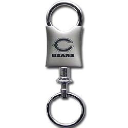 Chicago Bears Laser Etched Valet Keychain