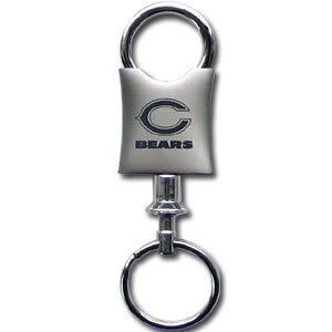 Chicago Bears Laser Etched Valet Keychain