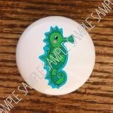 FISH SEA CREATURES SEAHORSE KIDS DRAWER PULLS KNOBS