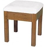 Tiberon Vanity Stool (Honey) (16.875H x 14.75W x 14.75D)