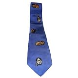Dog Design Hand Painted Silk Tie