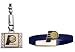 Indiana Pacers Leather Cuff Bracelet/Cell Phone Charm