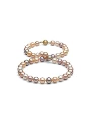 18 8-9mm Multi-Color Freshwater Necklace<br>~ Presidential Grade ~