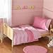 Toddler Bedding- 4 Piece Toddler Bed Set Lt. Pink / Dark... Toddler Bedding- 4 Piece Toddler Bed Set Lt. Pink / Dark...