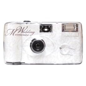 White Rose Disposable Wedding Camera - 12 Pack by 