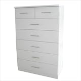 IMAGE OF Tiffany Seven Drawer Chest in White