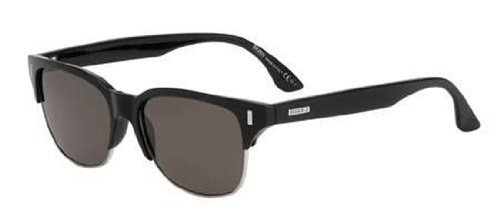 Hugo HUGO 0283 O S SHN BLACK/CR-GREY Sunglasses (BOSS-0283-O-S-D28-Y1-54-16-145)