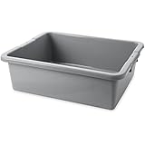 Commercial 3351GRA Bus/Utility Box, 7.125gal, Gray (RCP3351GRA)