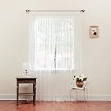 Beautiful Jacquard Sheer Lace Curtain 1 Set -Lovely Dot