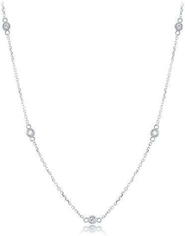 Pink Collection' Diamond by the inch - 0.48 carats of Brilliant Cut Diamonds, set in 14K White Gold