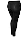 Plus4u Women's Cotton Spandex Full Length Good Strechy Legging