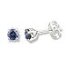 0.56 Carat 14KWhite Gold I1 BLUE DIAMOND Stud Earrings