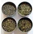 Heavenly Tea Leaves Organic Green Tea Sampler - 4 Bestselling Cans - Approximately 25 servings of tea per can Big Save