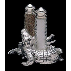 Arthur Court Alligator 3-Piece Pepper Set
