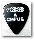 CBGB & OMFUG Black Collectable Guitar Pick - HEAVY - Black