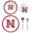 Nebraska Cornhuskers NCAA Children's 5 Piece Dinner Set by Duck House
