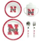 Nebraska Cornhuskers NCAA Children's 5 Piece Dinner Set by Duck House